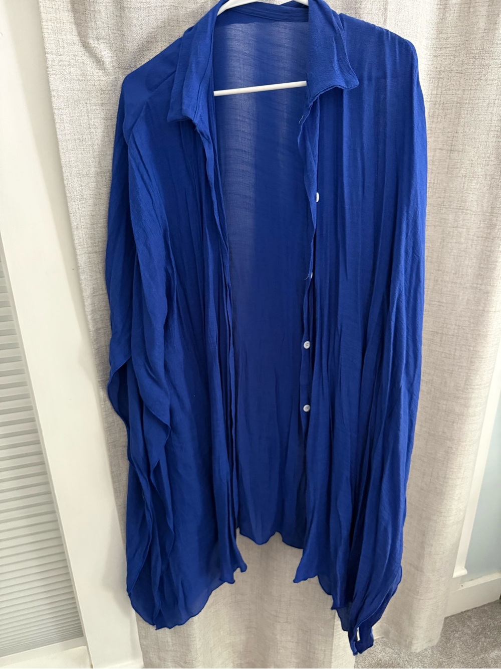 Lightweight Royal Blue Women's Swim Cover-Up